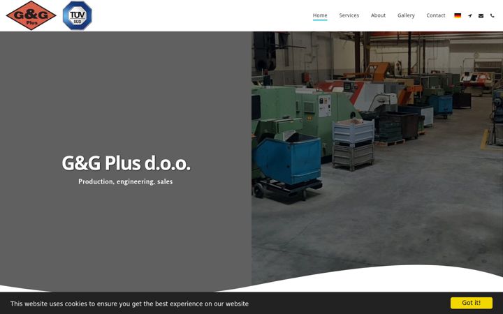 Screenshot of gg-plus.si