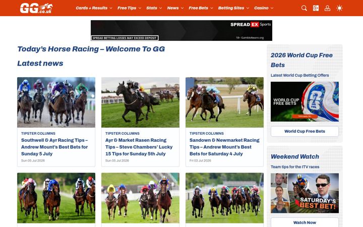Screenshot of gg.co.uk
