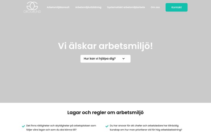 Screenshot of ggarbetsmiljo.se