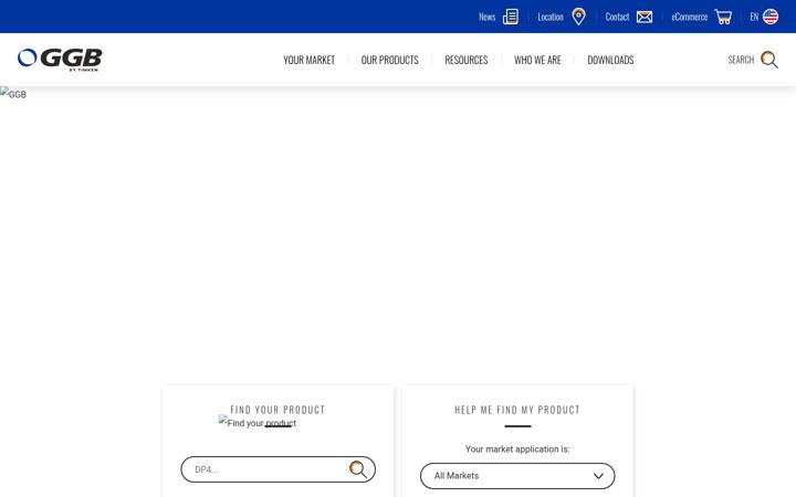 Screenshot of ggbearings.com