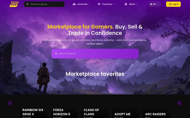 Screenshot of ggchest.com