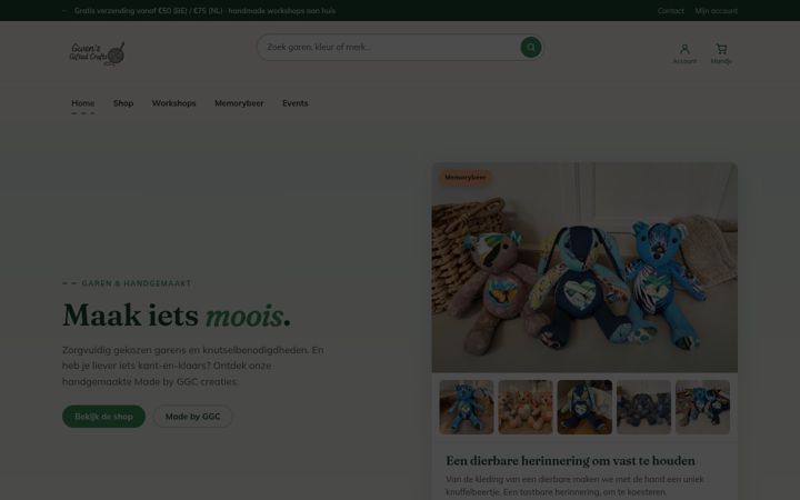 Screenshot of ggcshop.be