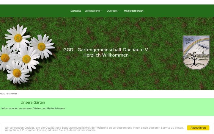 Screenshot of ggdachau.de