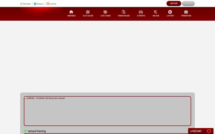 Screenshot of ggdewax.org
