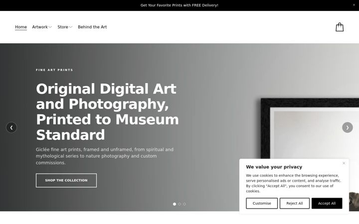 Screenshot of ggdigitalcreations.com