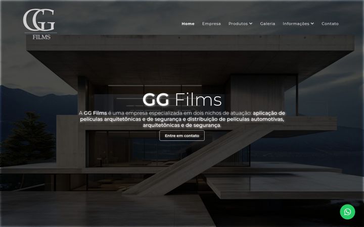 Screenshot of ggfilms.com.br