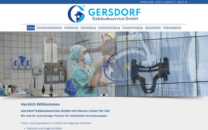 Screenshot of ggg-gebaeudeservice.de