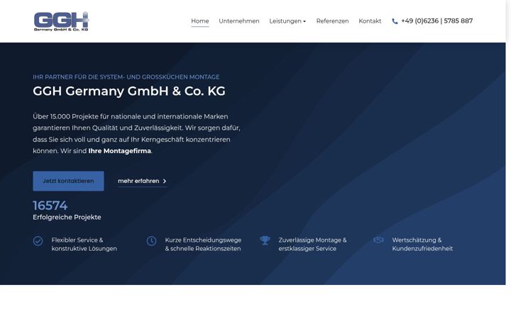 Screenshot of ggh-projekte.de