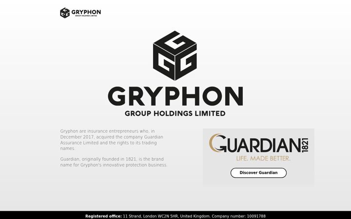 Screenshot of gghltd.co.uk