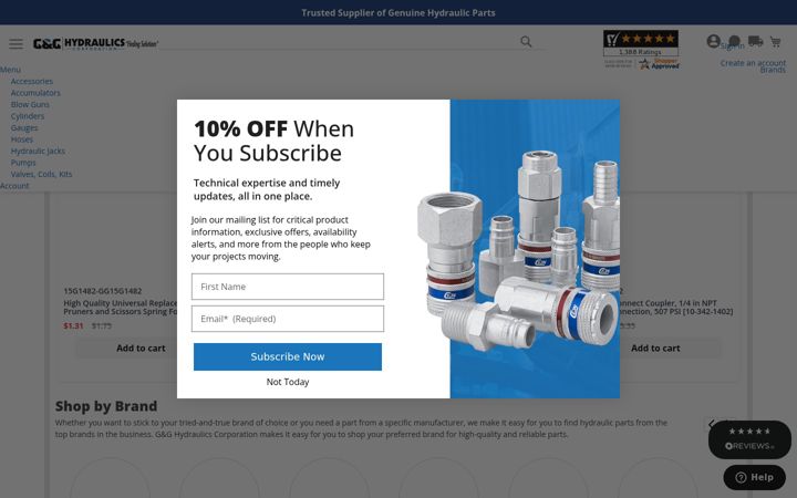 Screenshot of gghyd.com