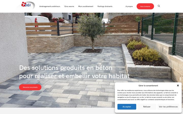 Screenshot of ggi-produits-beton.com