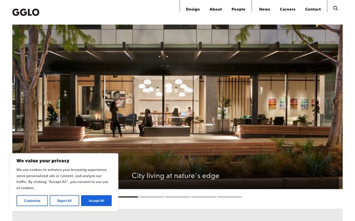 Screenshot of gglo.com