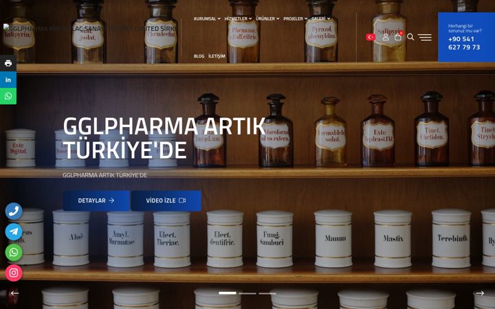Screenshot of gglpharma.com
