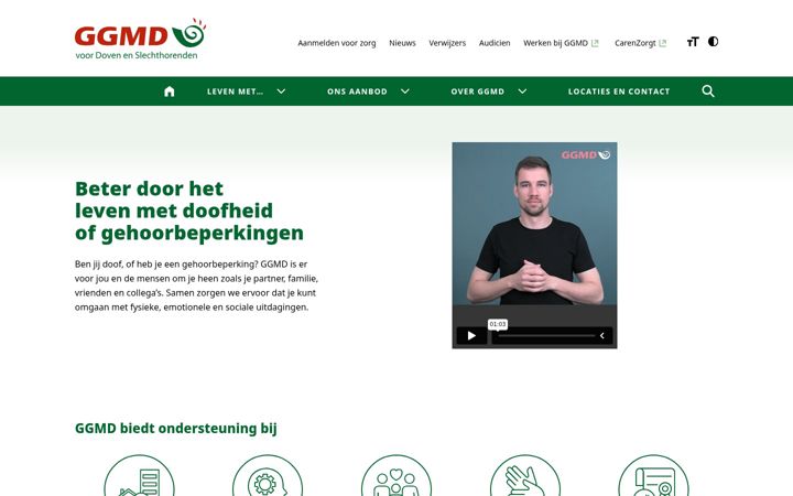 Screenshot of ggmd.nl