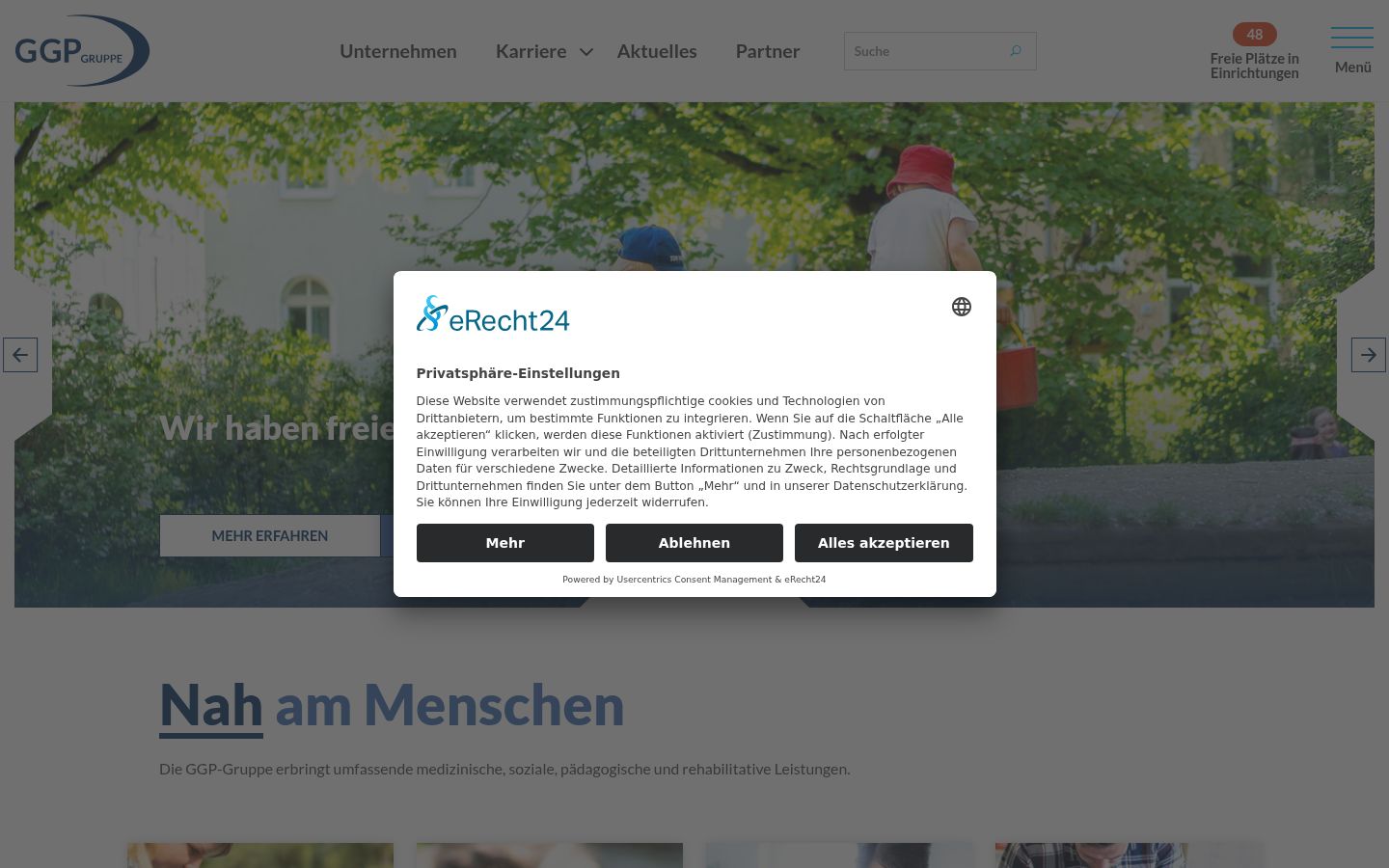 Screenshot tal-banner tal-kunsens muri qabel kwalunkwe interazzjoni