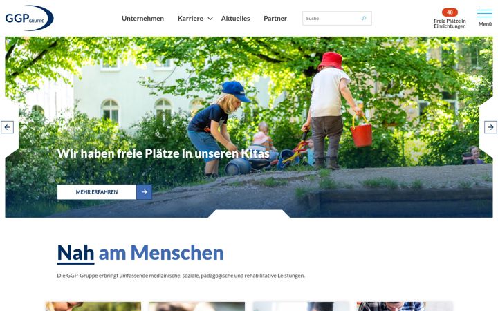 Screenshot of ggp-gruppe.de