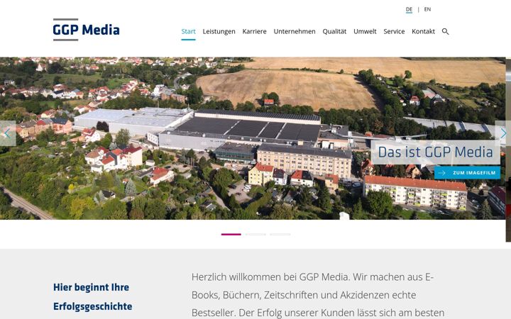 Screenshot of ggp-media.de