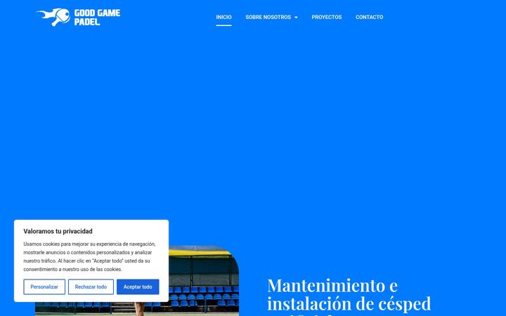 Screenshot of ggpadel.es