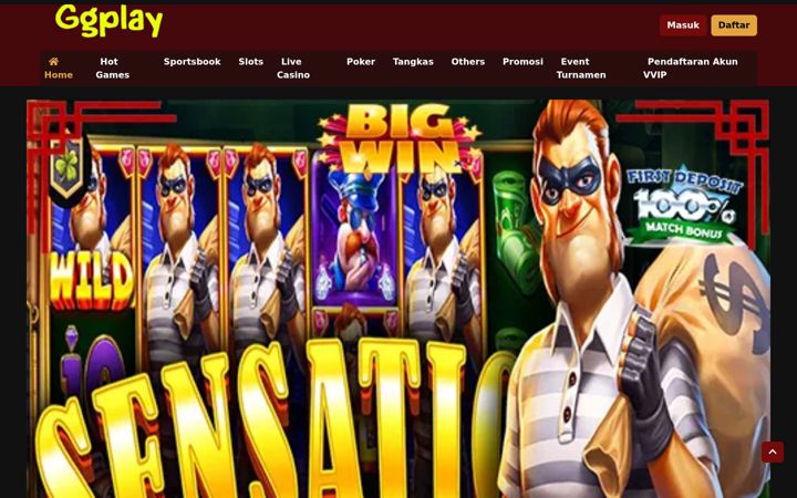 Screenshot of ggplayslot.com