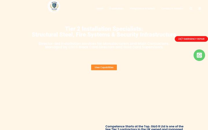 Screenshot of ggrltd.uk