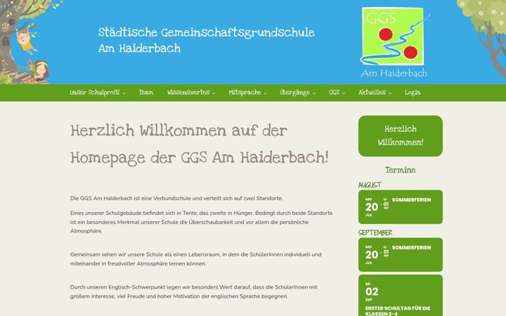 Screenshot of ggs-amhaiderbach.de