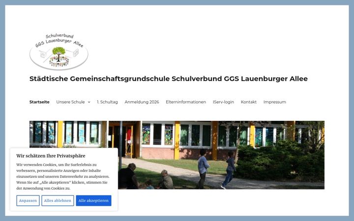 Screenshot of ggs-lauenburgerallee.de