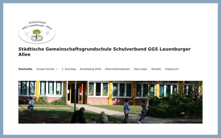 Screenshot of ggs-luederitzallee.de