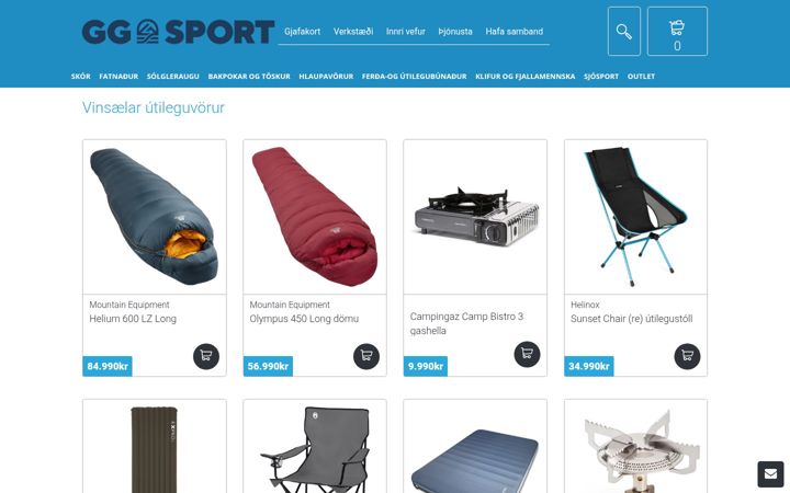 Screenshot of ggsport.is