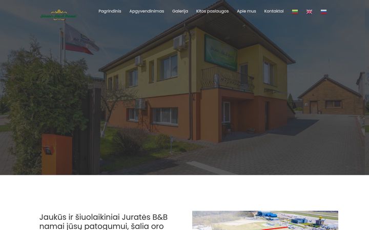 Snímek obrazovky gguesthouse.lt