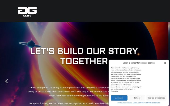Screenshot of ggunity.com