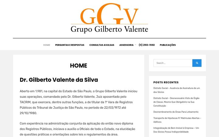 Screenshot of ggv.com.br
