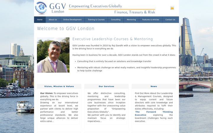 Screenshot of ggvlondon.com