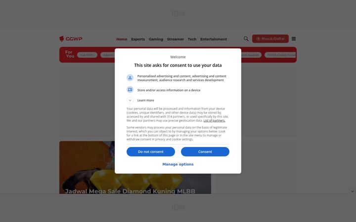 Screenshot of ggwp.id