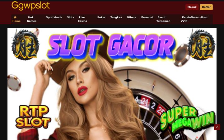 Screenshot of ggwpslot.net