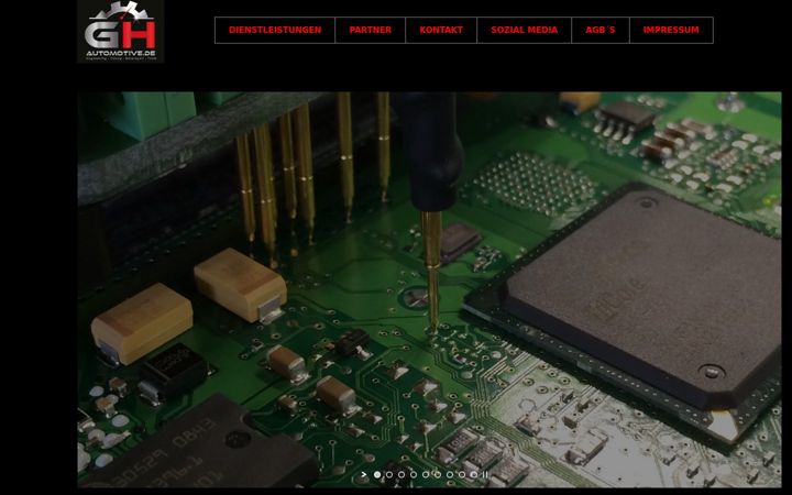 Screenshot of gh-automotive.de