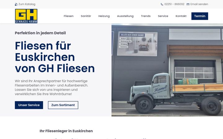 Screenshot of gh-fliesen.de