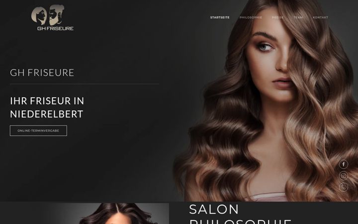 Screenshot of gh-friseure.de