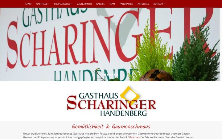 Screenshot of gh-scharinger.at