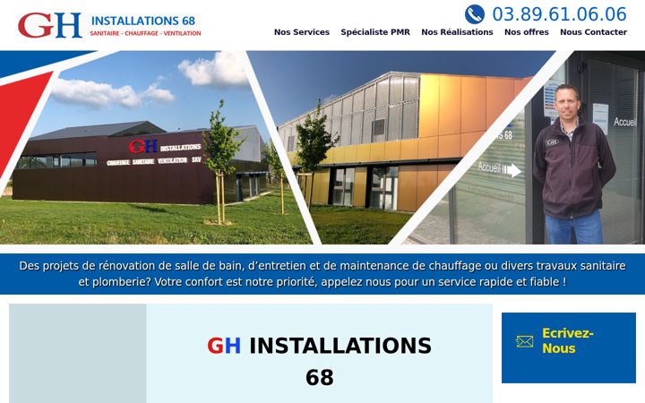 Screenshot of gh68-installations.fr