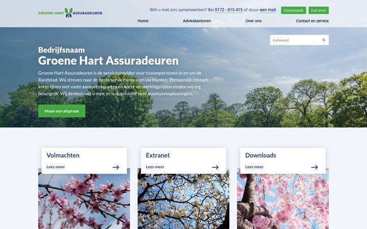 Screenshot of gha.nl