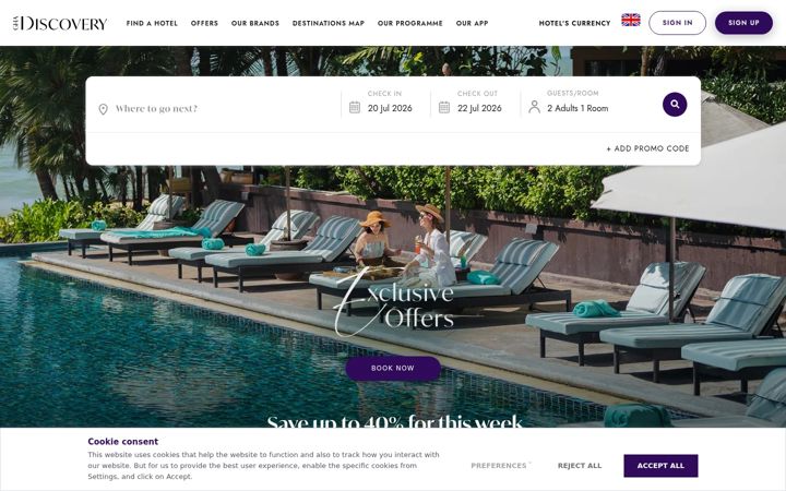 Screenshot of ghadiscovery.com