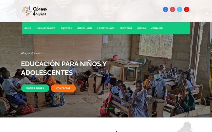 Screenshot of ghanasdevivir.com