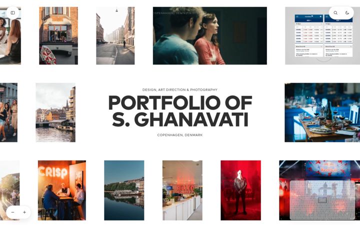 Screenshot of ghanavati.dk
