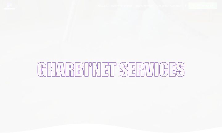 Screenshot of gharbinet.fr