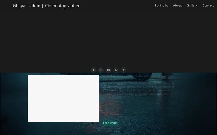 Screenshot of ghayasuddin.com