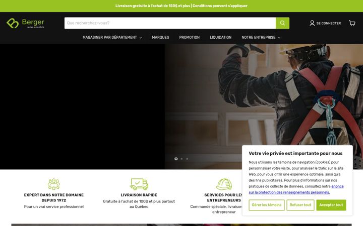 Screenshot of ghberger.com