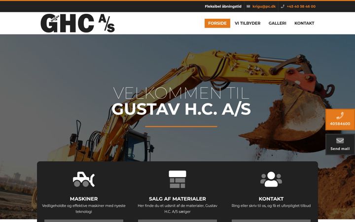 Screenshot of ghcudlejning.dk