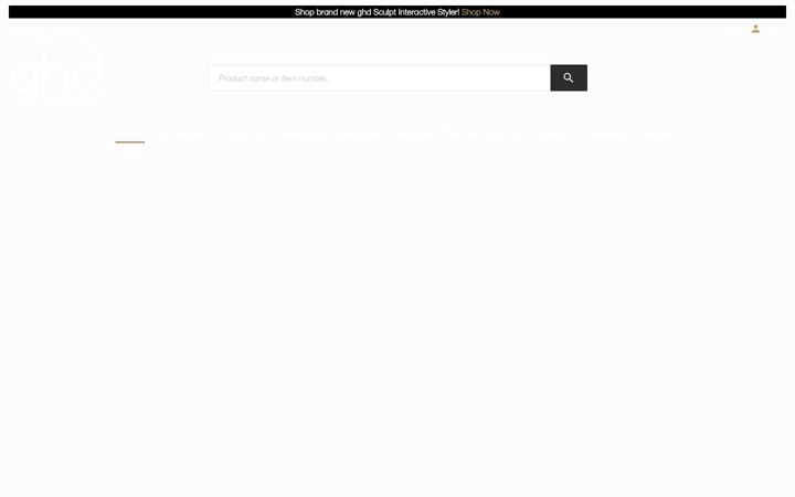 Screenshot of ghdhairpro.com.au