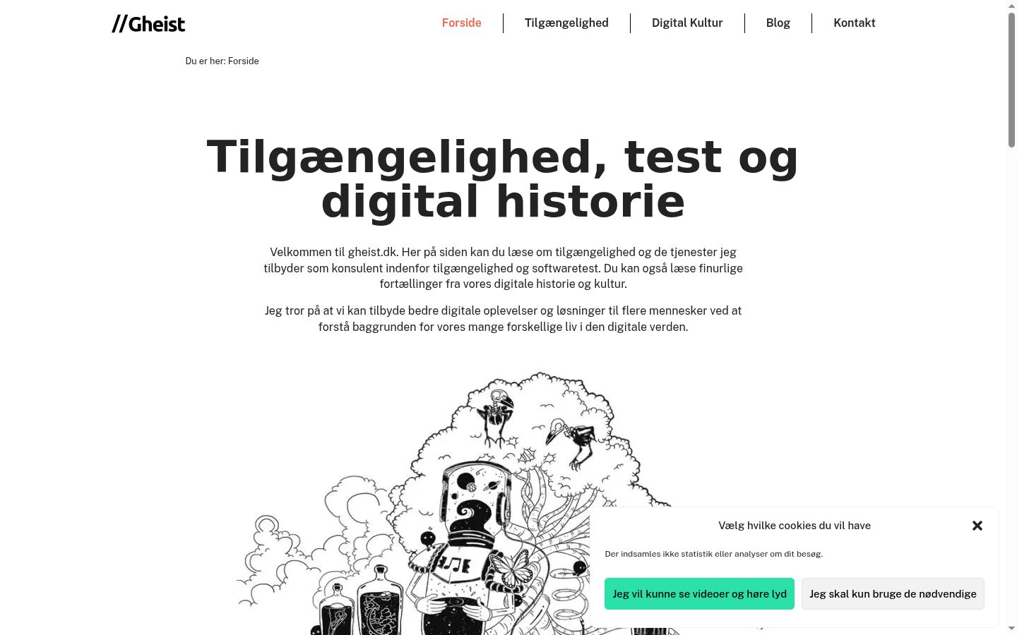 Screenshot tal-banner tal-kunsens muri qabel kwalunkwe interazzjoni