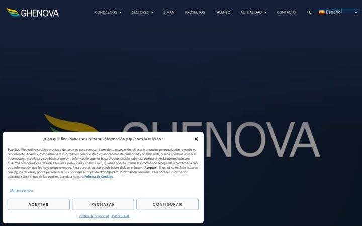 Screenshot of ghenova.com